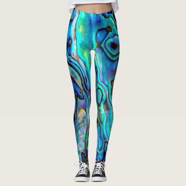 Abalonesnäcka Leggings (Framsida)