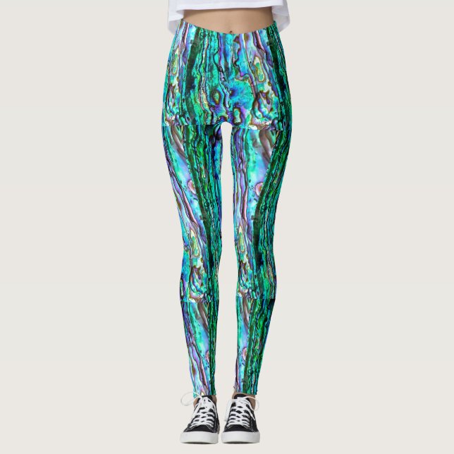 Abalonesnäckadamasker Leggings (Framsida)