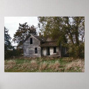 Abanded South Dakota farm istället. Poster
