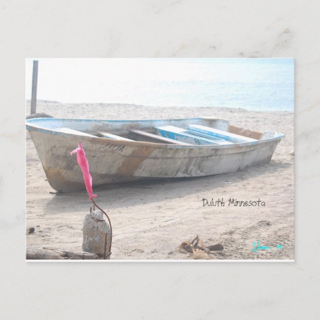 Abandon Boat, Duluth Minnesota Vykort (Framsida)