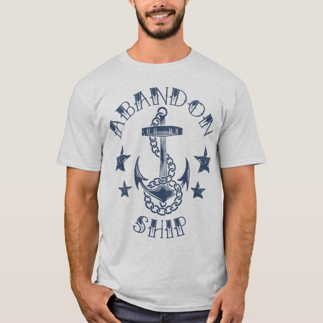 Abandon Frakt Tshirt Tee Shirt (Framsida)