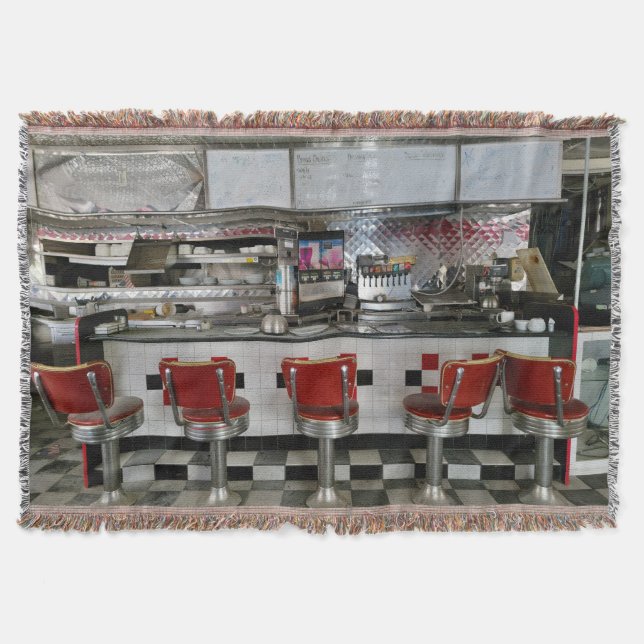 Abandoned Diner  Filt (Framsidan)