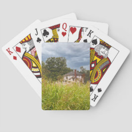 Abandoned gammal husfoto casinokort