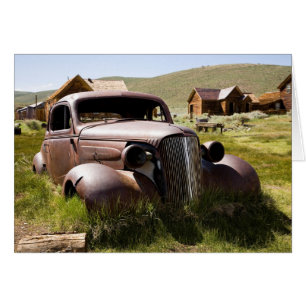 Abandoned Old Chevy Hälsningskort