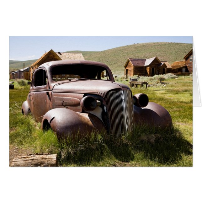 Abandoned Old Chevy Hälsningskort (Framsidan Horizontal)