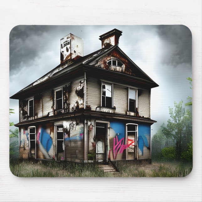 Abandoned Old House Spray Paint Graffiti Musmatta (Framsidan)