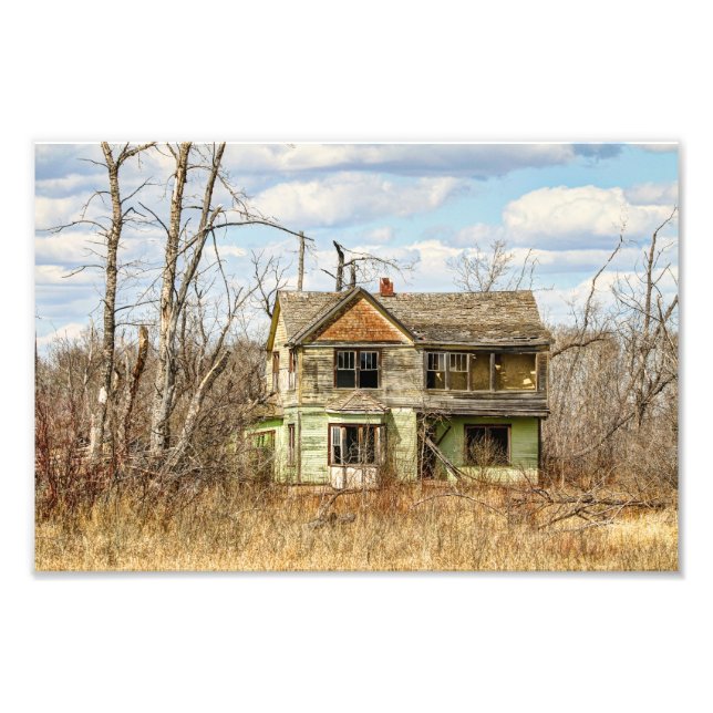 Abandoned Saskatchewan Fototryck (Framsidan)