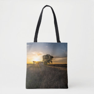 Abandoned Shed Colorado Sunset Tote Bag Tygkasse