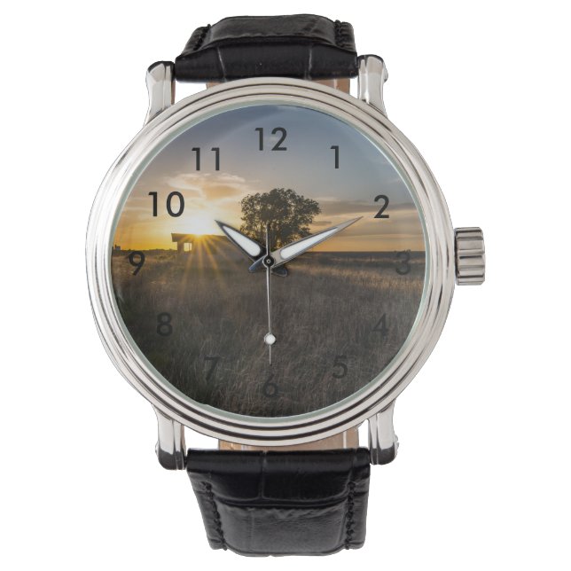 Abandoned Shed Colorado Sunset Wrist Watch Armbandsur (Framsida)