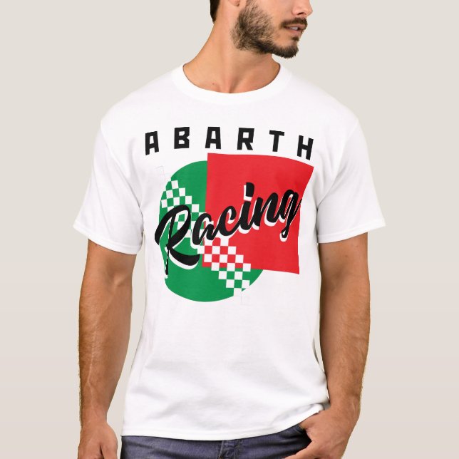 Abarth Tävla Retro T Shirt (Framsida)