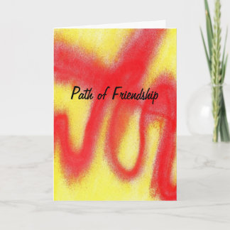 Abastract cards vänskap kort