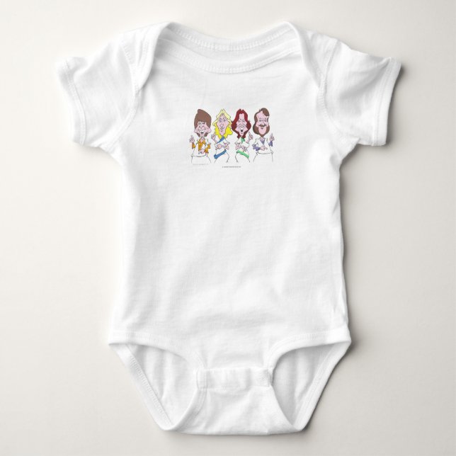 ABBA Baby Bodykostym  T Shirt (Framsida)