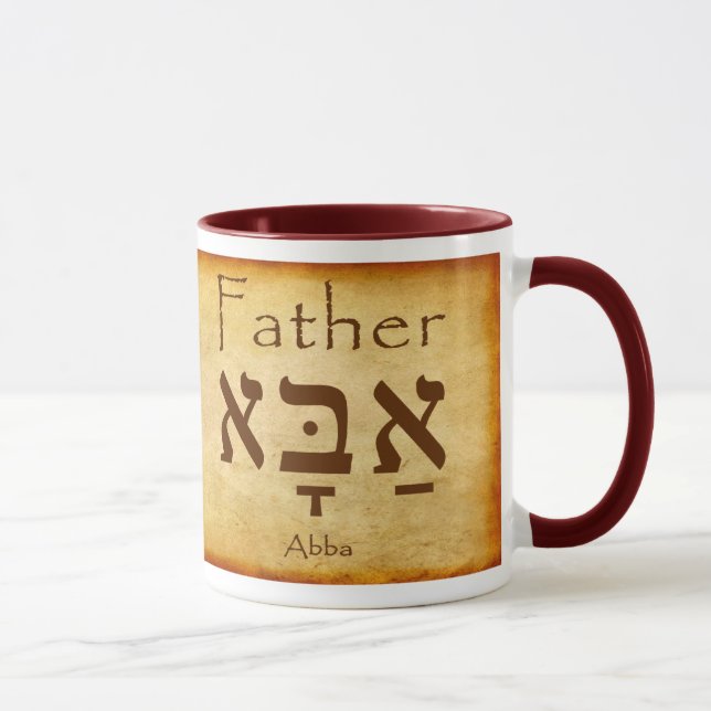 ABBA - FAR HEBREW MUGG (Höger)