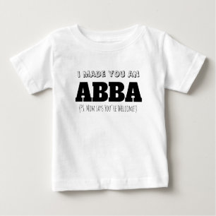 Abba Pappa äldsta Fars dag-gåva från barn T Shirt