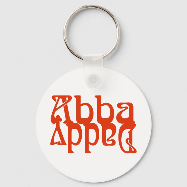 Abba Pappa (Fader Gud) Nyckelring (Framsida)