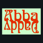 Abba pappa (Far Gud) Poster<br><div class="desc">Modern biblisk forskning har på ett övertygande sätt visat att "Abba" faktiskt elak "pappa". I New Testament förekommer Aramaic ord "Abba" tre gånger, i Mark 14:36 från Jesus Himself, och två gånger i breven Paul - Romans 8:15 och Galations 4:6.</div>