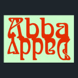 Abba pappa (Far Gud) Poster<br><div class="desc">Modern biblisk forskning har på ett övertygande sätt visat att "Abba" faktiskt elak "pappa". I New Testament förekommer Aramaic ord "Abba" tre gånger,  i Mark 14:36 från Jesus Himself,  och två gånger i breven Paul - Romans 8:15 och Galations 4:6.</div>