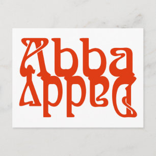 Abba pappa (Far Gud) Vykort