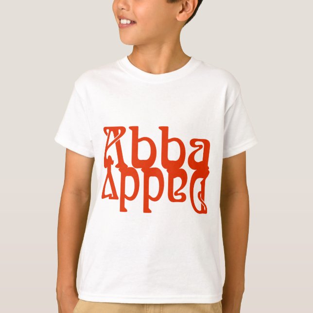 Abba pappa (farguden) tee shirt (Framsida)