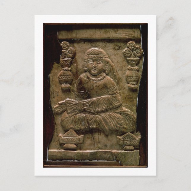 Abbasid Plaque, Irak eller Iran, 12:e-århundradet  Vykort (Framsida)