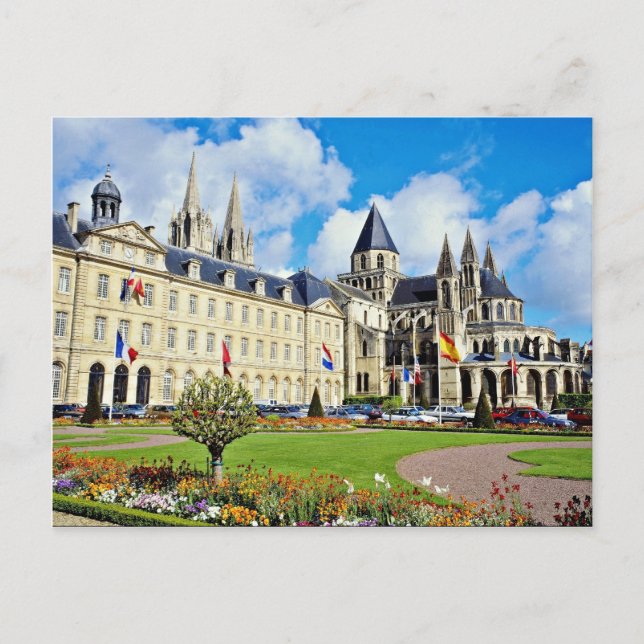 Abbaye Aux Hommes, Caen, Calvados, Normandy, Frank Vykort (Framsida)