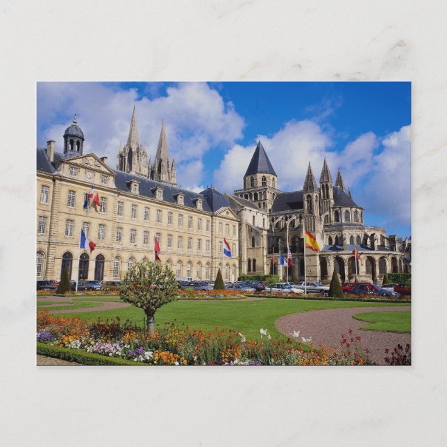 Abbaye Aux Hommes, Caen, Calvados, Normandy, Frank Vykort (Framsida)