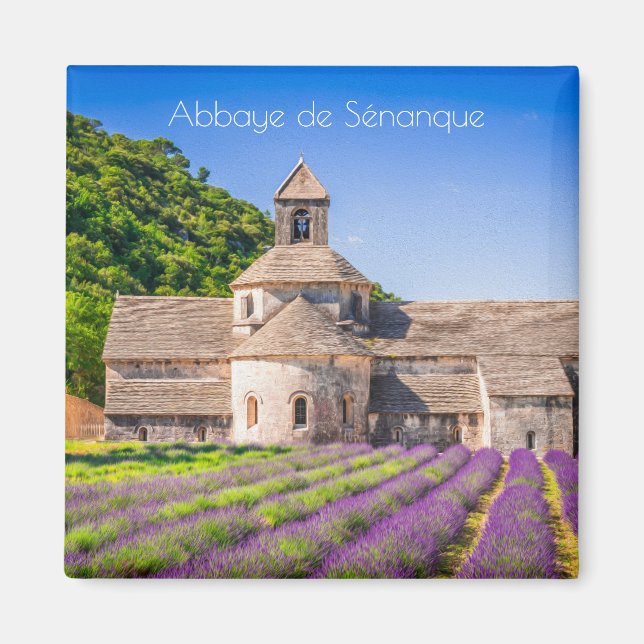 Abbaye de Sénanque Magnet (Framsidan)