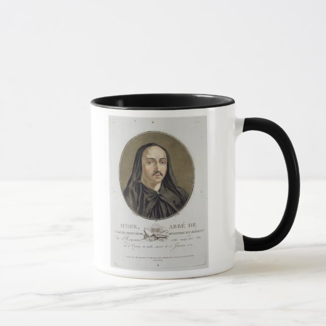 Abbe de Suger (1082-1151) från 'porträttdes-gran Mugg (Höger)