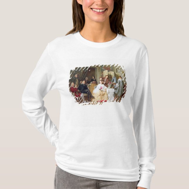 Abbe Prevost läs- "Manon Lescaut", 1856 T-shirt (Framsida)