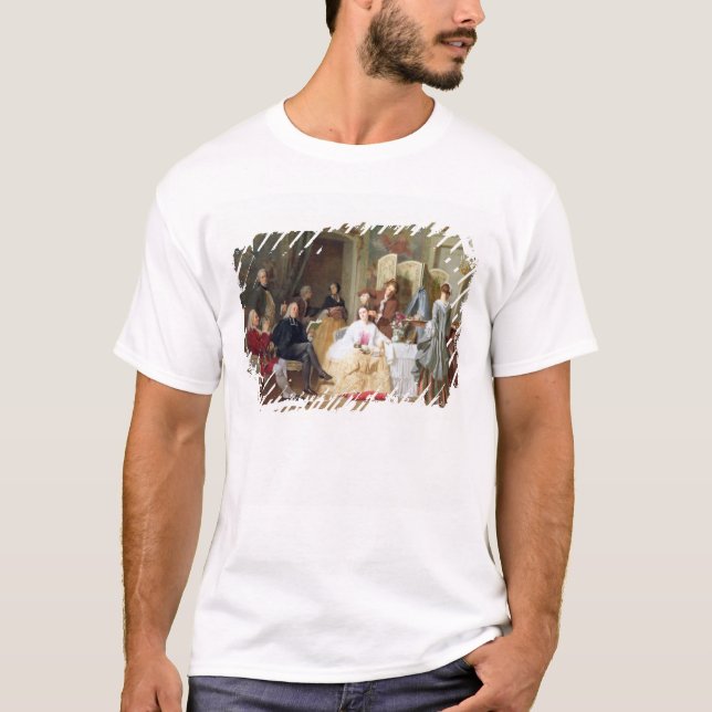 Abbe Prevost läs- "Manon Lescaut", 1856 T-shirt (Framsida)