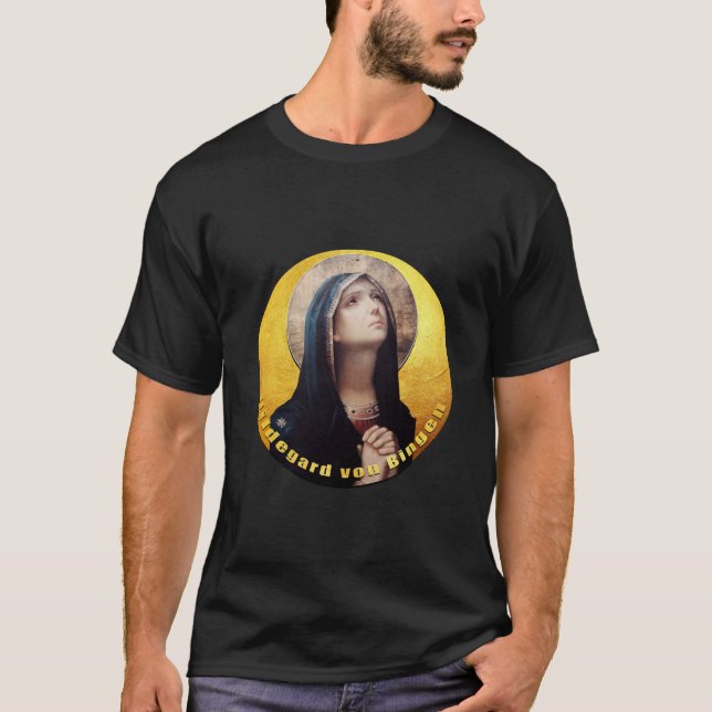 Abbess Hildegard von Bingen T Shirt (Framsida)