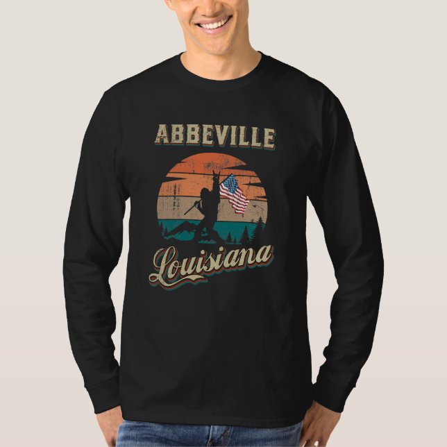 Abbeville Louisiana T Shirt (Framsida)