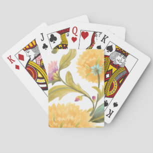 Abbey Blommigt Tiles - Gula blommor Casinokort