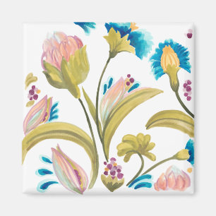 Abbey Blommigt Tiles - Vår blommor Magnet