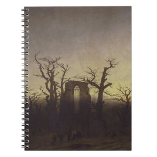 Abbey i Oakwood av Caspar David Friedrich Anteckningsbok
