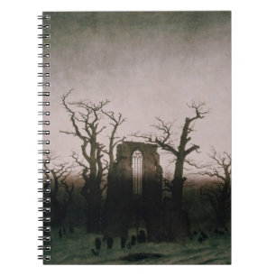Abbey i oakwooden, 1810 anteckningsbok med spiral