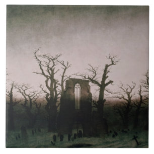 Abbey i oakwooden, 1810 kakelplatta