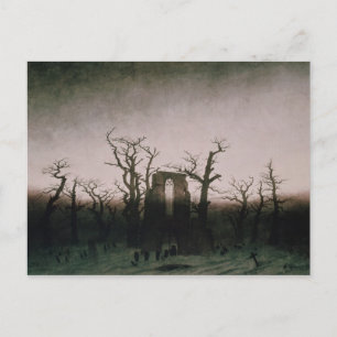 Abbey in the Oakwood, 1810 Vykort