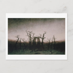 Abbey in the Oakwood, 1810 Vykort