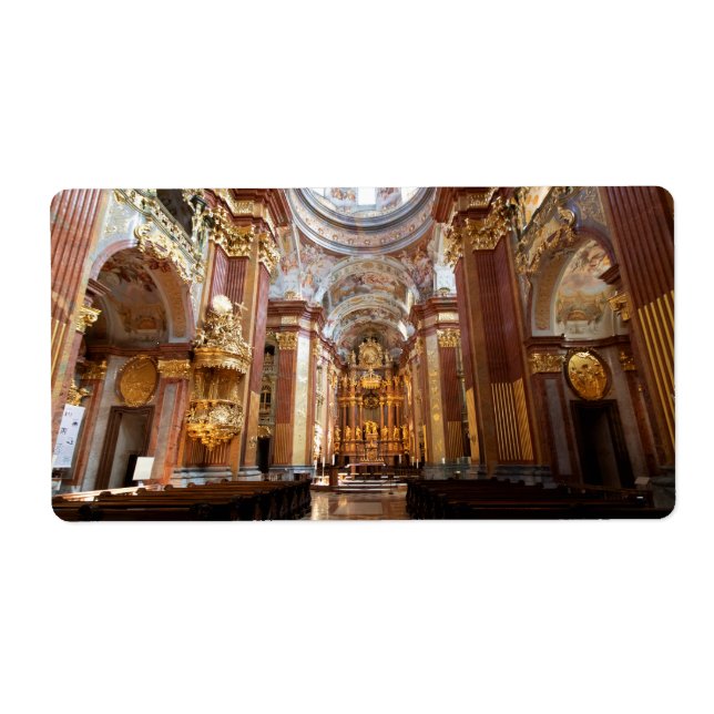 Abbey Melk-kyrkan, Niederösterreich Fraktsedel (Framsidan)