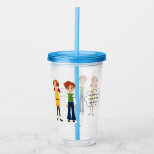 Abbey och Sam akrylTumbler Take Away Mugg