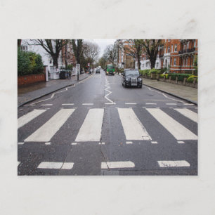 Abbey Road Crossing - London England Vykort