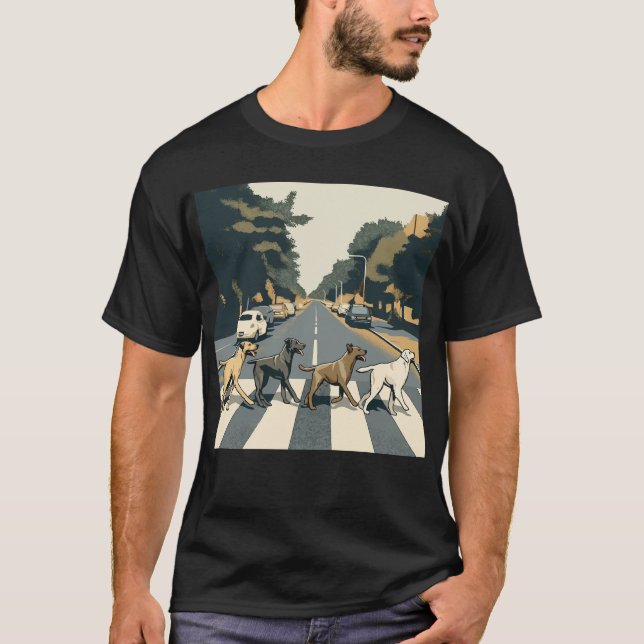 Abbey Road Hund T Shirt (Framsida)