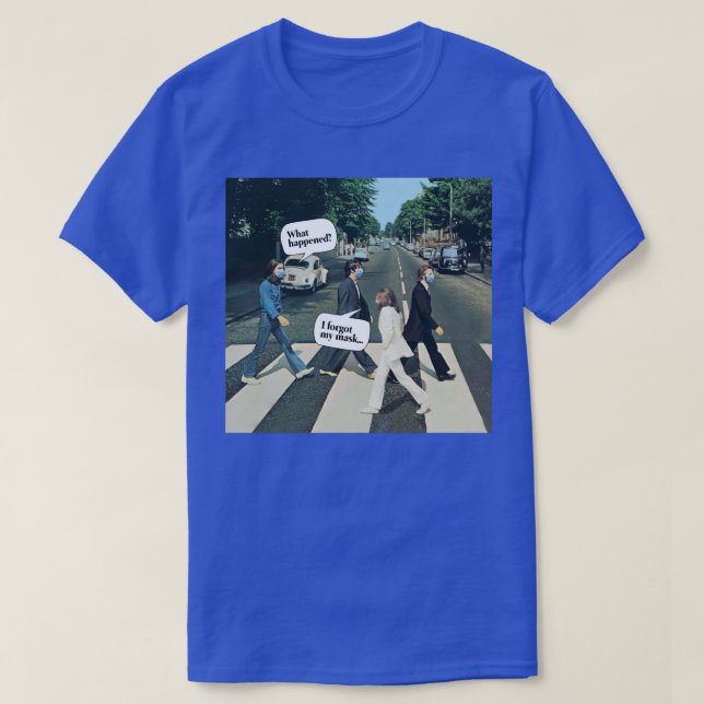 Abbey Road, jag glömde min mask Shirt för Btls Flä T (Design framsida)