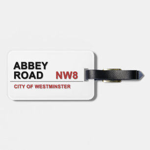 Abbey Road London England - vintage Bagagebricka