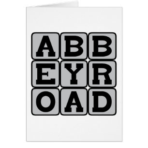 Abbey Road, Turistmål i London Hälsningskort