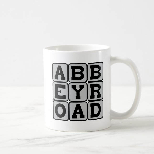 Abbey Road, Turistmål i London Kaffemugg (Höger)