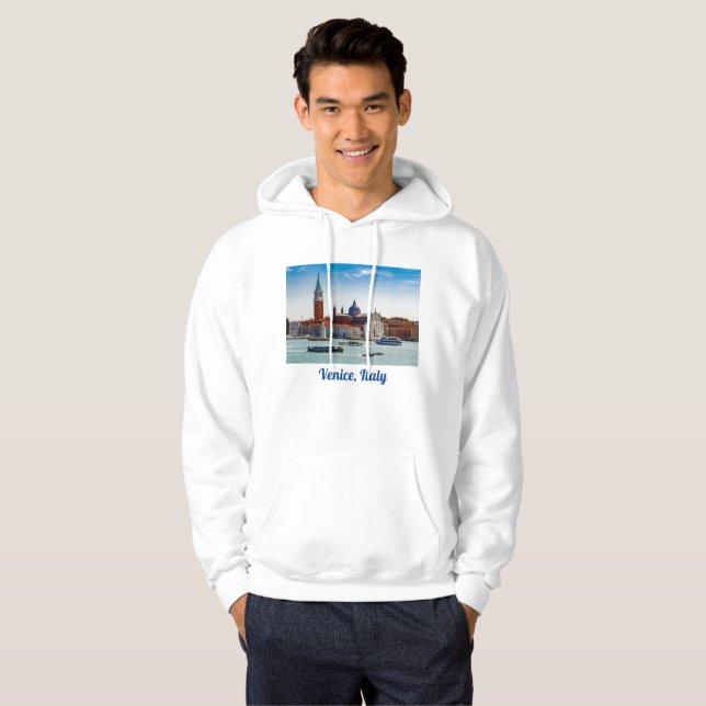 Abbey San Giorgio Maggiore. Venedig, Italien. Hoodie (Hel framsida)