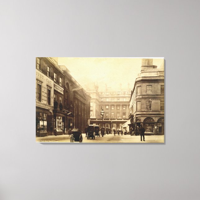 Abbey Square and Pump Rooms, Bath, c.1880 (b/w pho Canvastryck (Framsida)