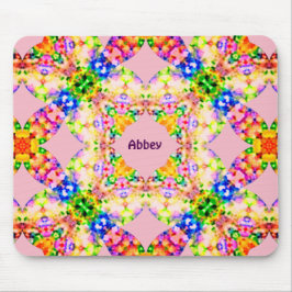 ABBEY ~ Sweet Pastel Mönster ~ Personlig Musmatta